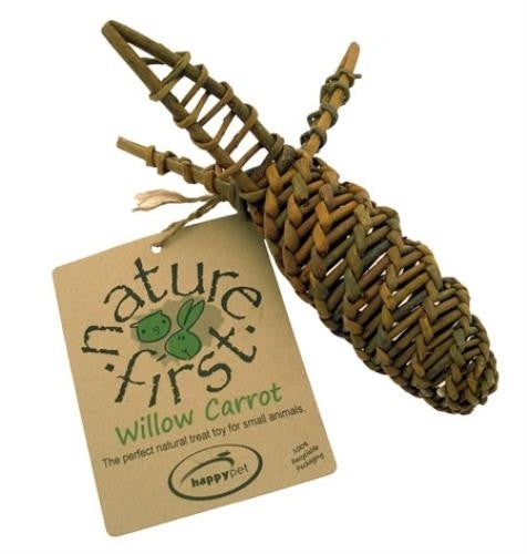 Nature First Willow Carrot for Rabbits &amp; Small Animals | Barks &amp; Bunnies