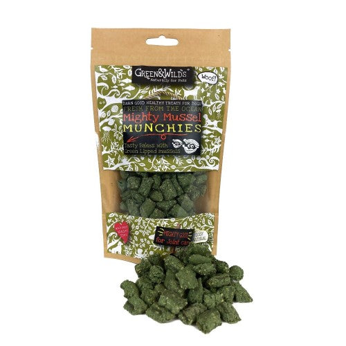 Green &amp; Wilds Mighty Mussel Munchies, Green Lipped for Dogs | Barks &amp; Bunnies