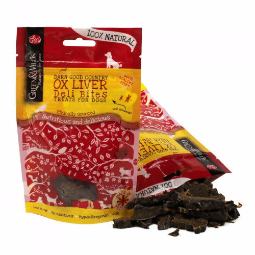 Green &amp; Wilds Ox Liver Dog Treats | Barks &amp; Bunnies