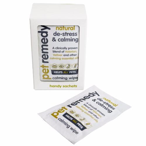 Pet Remedy Calming Wipes, Naturally De-Stress Dogs &amp; Pets  | Barks &amp;..