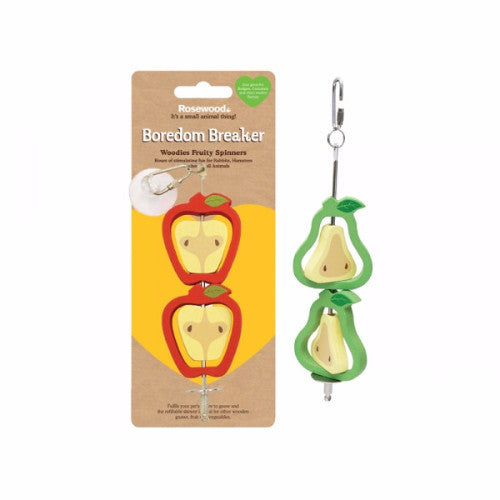Rosewood Fruity Spinner for Rabbits &amp; Small Animals | Barks &amp; Bunnies