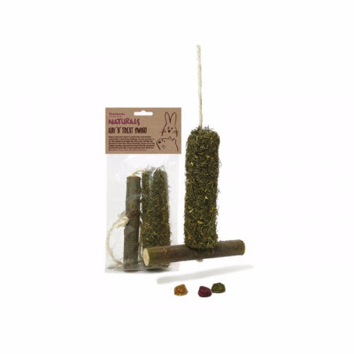 Rosewood Naturals Hay 'n' Treat Swing for Rabbits | Barks &amp; Bunnies