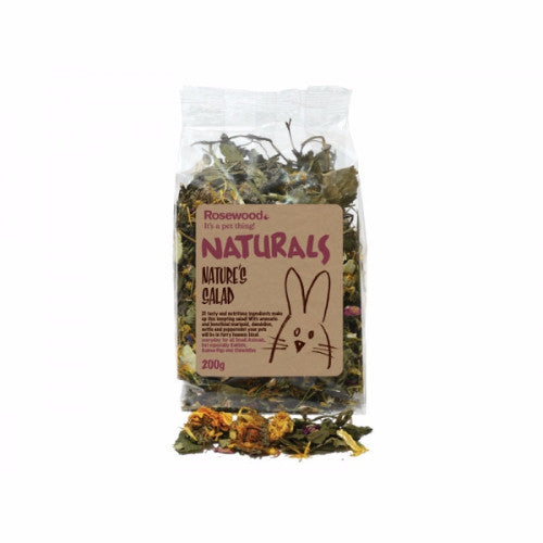 Rosewood Naturals Natures Salad, Dried Herbs | Barks &amp; Bunnies