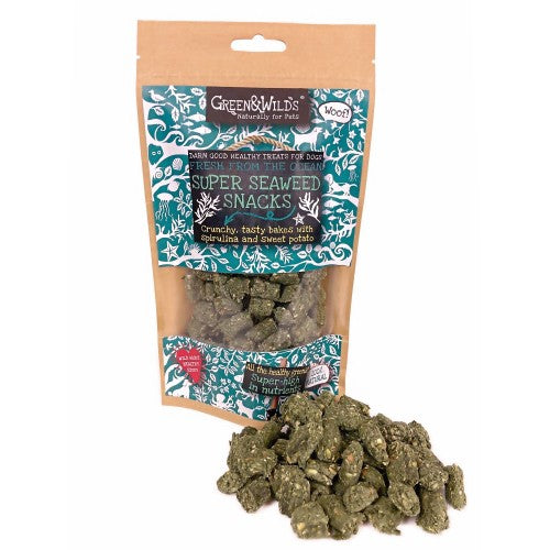 Green &amp; Wilds Super Seaweed Snacks Vegan for Dogs | Barks &amp; Bunnies